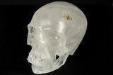 Realistic, Polished Quartz Crystal Skull #199593-2